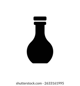 Frasco com tampa de parafuso e corpo curvo - Design do recipiente de bebidas