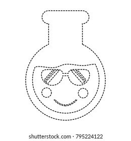 flask sunglasses  laboratory kawaii icon image 