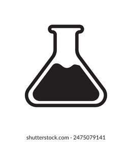 A flask or a test tube icon