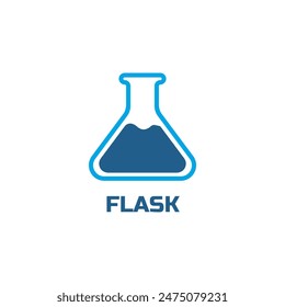 A flask or a test tube icon