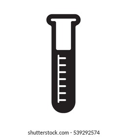 flask test tube Icon Vector Illustration