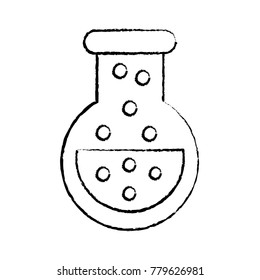 flask test tube science icon image 