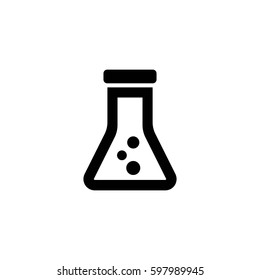 flask. test tube vector icon