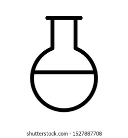 flask thin line vector icon