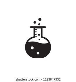 Flask tube icon vector illustration.