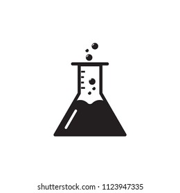 Flask tube icon vector illustration.
