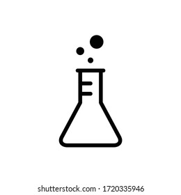 flask tube icon vector trendy design