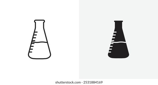 Flask vecor icon set. Stock vector illustrator. EPS 10