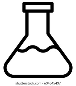 Flask Vector Icon