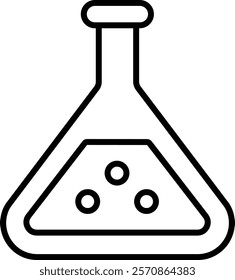 Flask vector icon. Can be used for printing, mobile and web applications.
