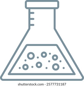 Flask vector icon. Can be used for printing, mobile and web applications.