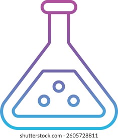 Flask vector icon. Can be used for printing, mobile and web applications.