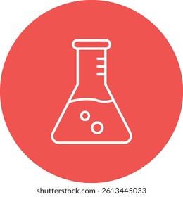 Flask vector icon. Can be used for printing, mobile and web applications.