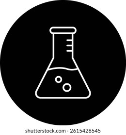 Flask vector icon. Can be used for printing, mobile and web applications.