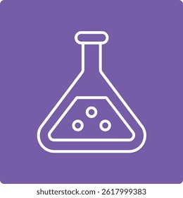 Flask vector icon. Can be used for printing, mobile and web applications.