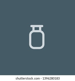 Flask vector icon. Flask concept stroke symbol design. Thin graphic elements vector illustration, outline pattern for your web site design, logo, UI. EPS 10.
