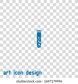 flask vector icon on white background