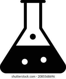 flask Vector illustration on a transparent background. Premium quality symbols. Glyphs  vector icon for concept and graphic design.