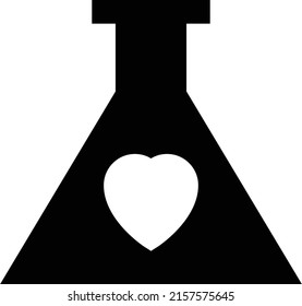 Flask Vector illustration on a transparent background.Premium quality symbols.Glyphs vector icon for concept and graphic design. 
