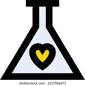 Flask Vector illustration on a transparent background.Premium quality symmbols.Stroke vector icon for concept and graphic design.