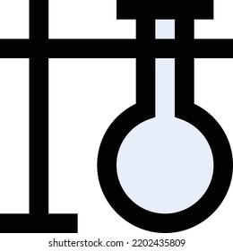Flask Vector illustration on a transparent background.Premium quality symmbols.Stroke vector icon for concept and graphic design.
