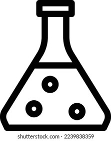 flask  Vector illustration on a transparent background. Premium quality symmbols. Thin line vector icons for concept and graphic design.