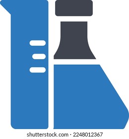 flask  Vector illustration on a transparent background. Premium quality symmbols. Glyphs vector icons for concept and graphic design. 
