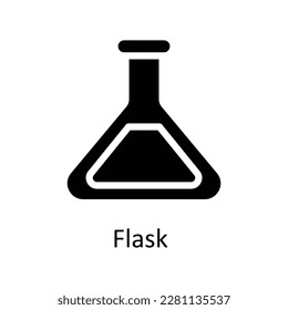 Flask  Vector   Solid  Icons. Simple stock illustration stock 
