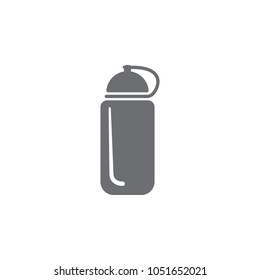 flask for water icon. Simple element illustration. flask for water symbol design template. Can be used for web and mobile on white background