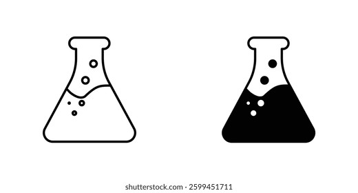 Flaskicons for ui. vector illustration