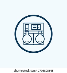 icono de frascos aislados en fondo blanco de la colección de ciencia. símbolo de frascos moderno y moderno símbolo de logotipo, web, aplicación