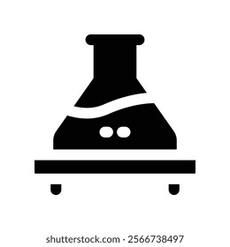 flasks icon. vector glyph icon for your website, mobile, presentation, and logo design.