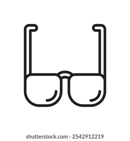 Blitzsymbol. Einfaches Vektorzeichen.