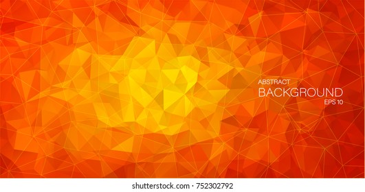 Flat 2D Abstract geometric colorful background for your design