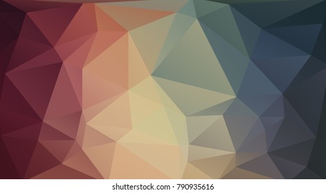 Flat 2D triangle background