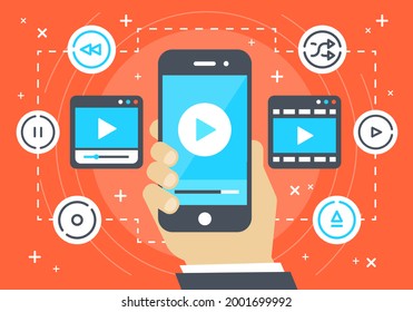 flat abstract background vector illustration