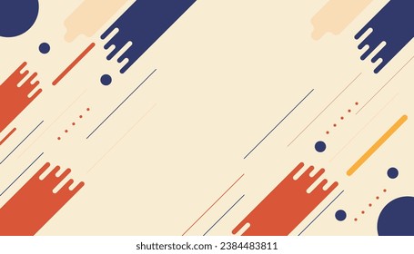 flat abstract background vector illustration