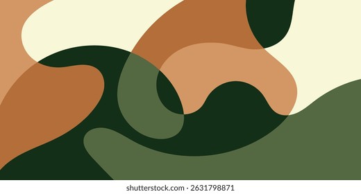 Diseño de Vector de ilustración de fondo fluido moderno colorido abstracto plano.