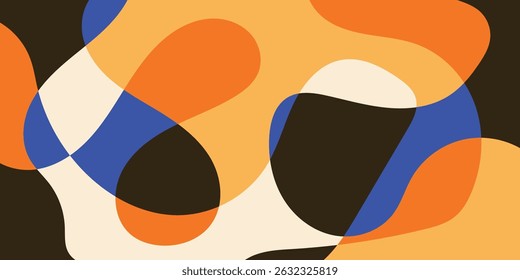 Plano abstrato colorido moderno fluido plano de fundo ilustração vetor design.