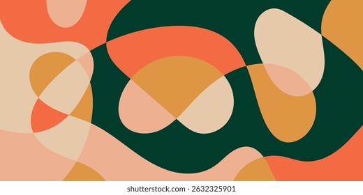 Plano abstrato colorido moderno fluido plano de fundo ilustração vetor design.