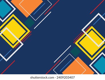 flat abstract design dark background 