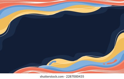 Flat abstract elegant background design