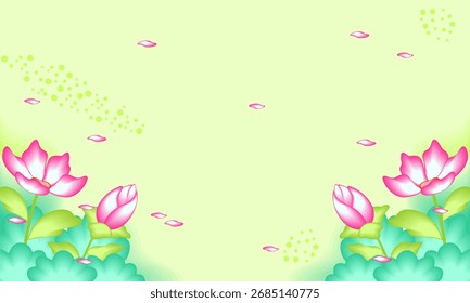 Plano abstrato floral folhas fundo