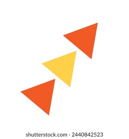 
Flat abstract geometric wallpaper vector element