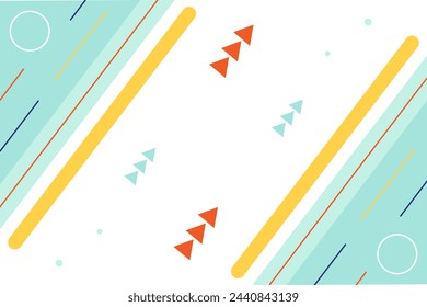 
Flat abstract geometric wallpaper vector background template
