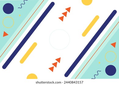 
Flat abstract geometric wallpaper vector background template
