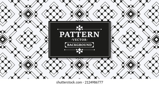 Flat abstract line pattern design