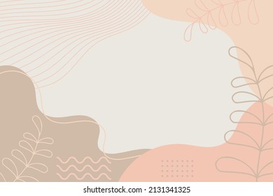 flat abstract liquid doodle hand drawn background