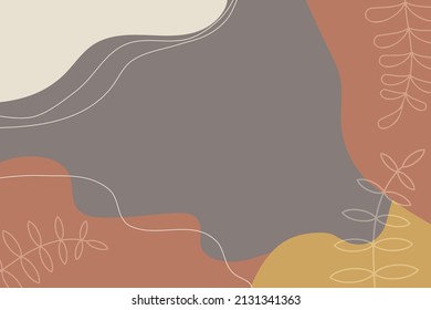 flache abstrakte flüssige Doodle, handgezeichnet Hintergrund