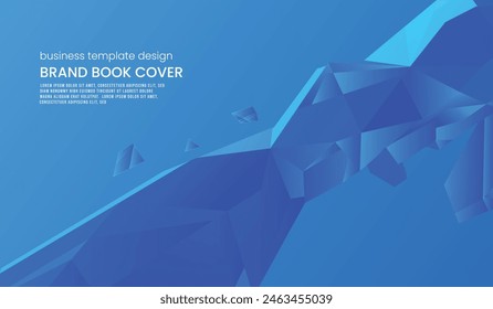 Flat Abstract Shape Business Template Design